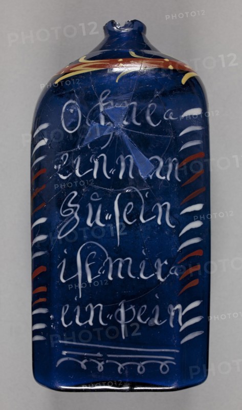 Cordial Bottle, c1775-1810. Creator: Unknown.