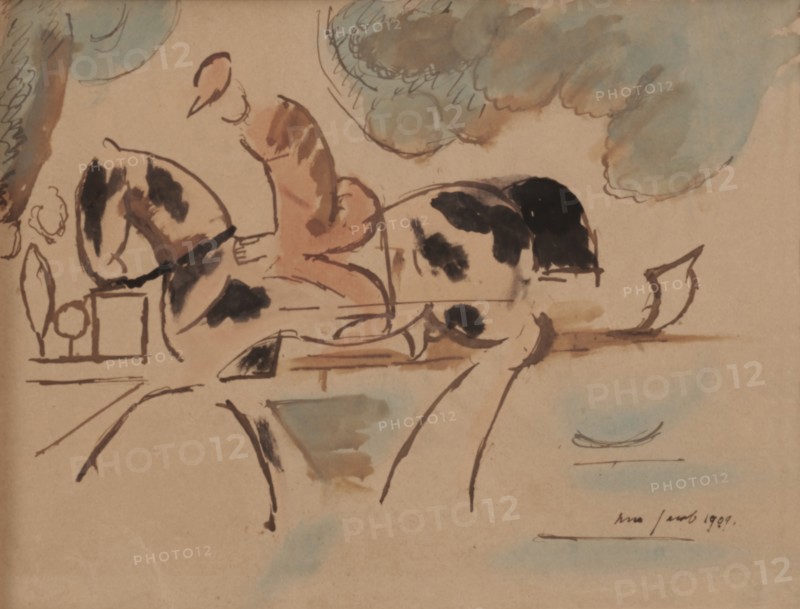 Jockey, 1909. Creator: Max Jacob.