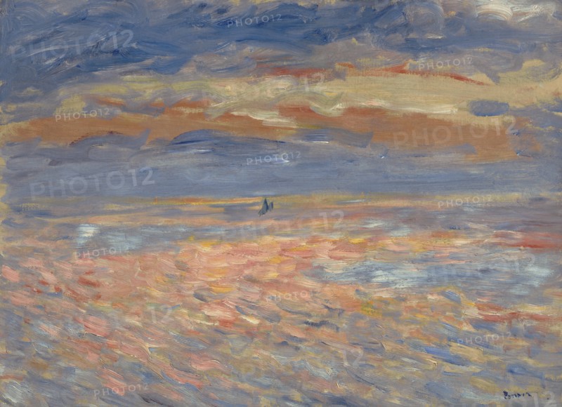 Sunset, 1879 OR 1881. Creator: Pierre-Auguste Renoir.