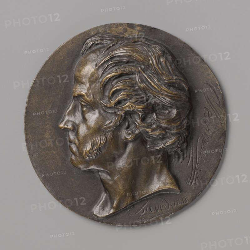 Etienne Pivert De Senancour, 1833. Creators: Pierre-Jean David d'Angers, Etienne Pivert de Senancour.