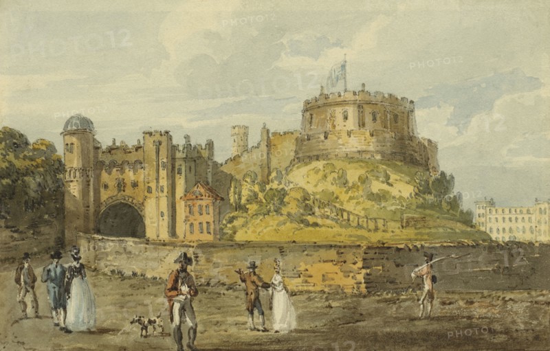 Windsor Castle, c1792. Creator: Thomas Girtin.