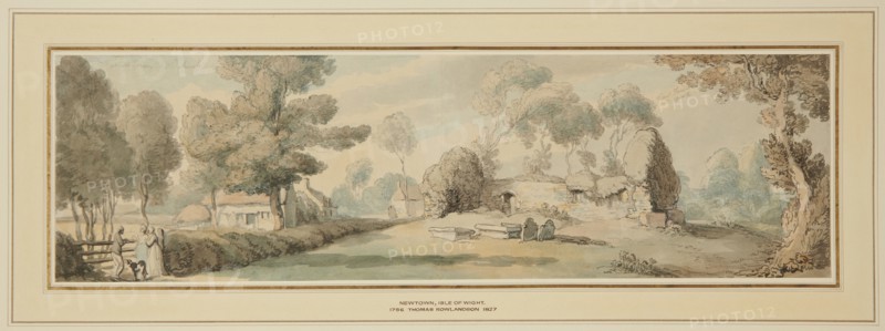 Newtown, Old Church, Isle Of Wight, c1790-98. Creator: Thomas Rowlandson.