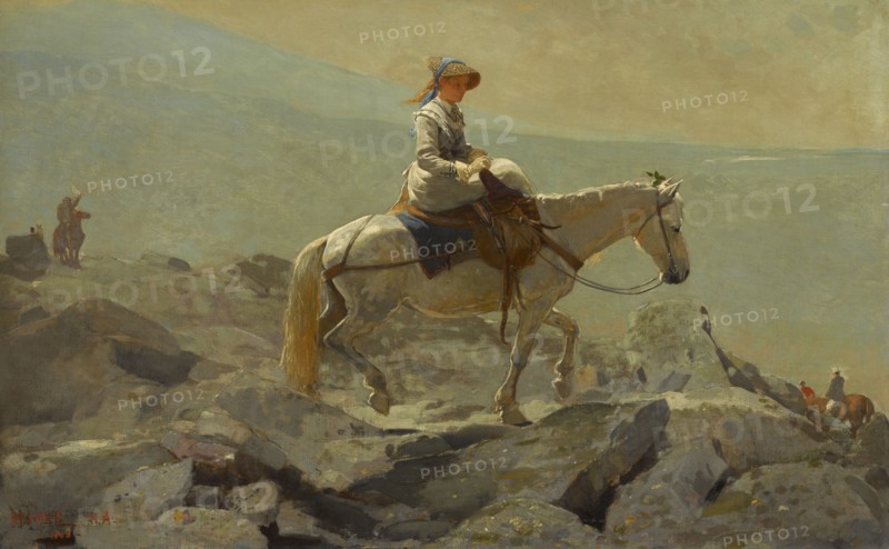 The Bridle Path, White Mountains, 1868. Creator: Winslow Homer.