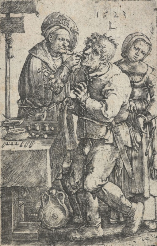 The dentist, 1523. Creator: Lucas van Leyden.