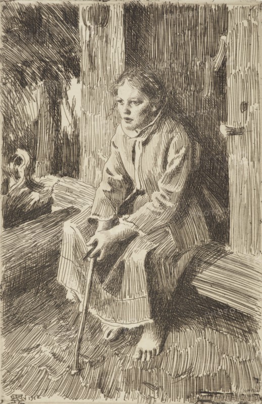 Valkulla, 1912. Creator: Anders Leonard Zorn.