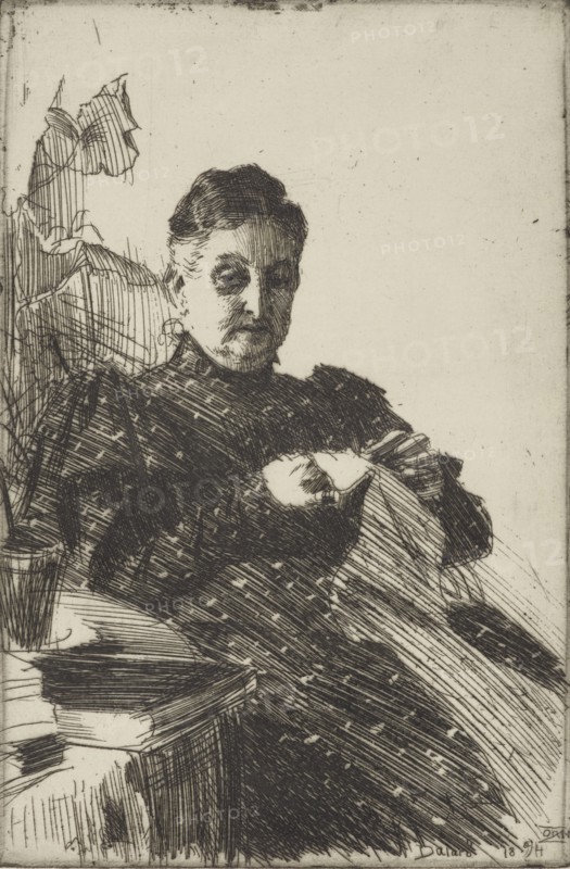 Mrs Lamm, 1894. Creator: Anders Leonard Zorn.
