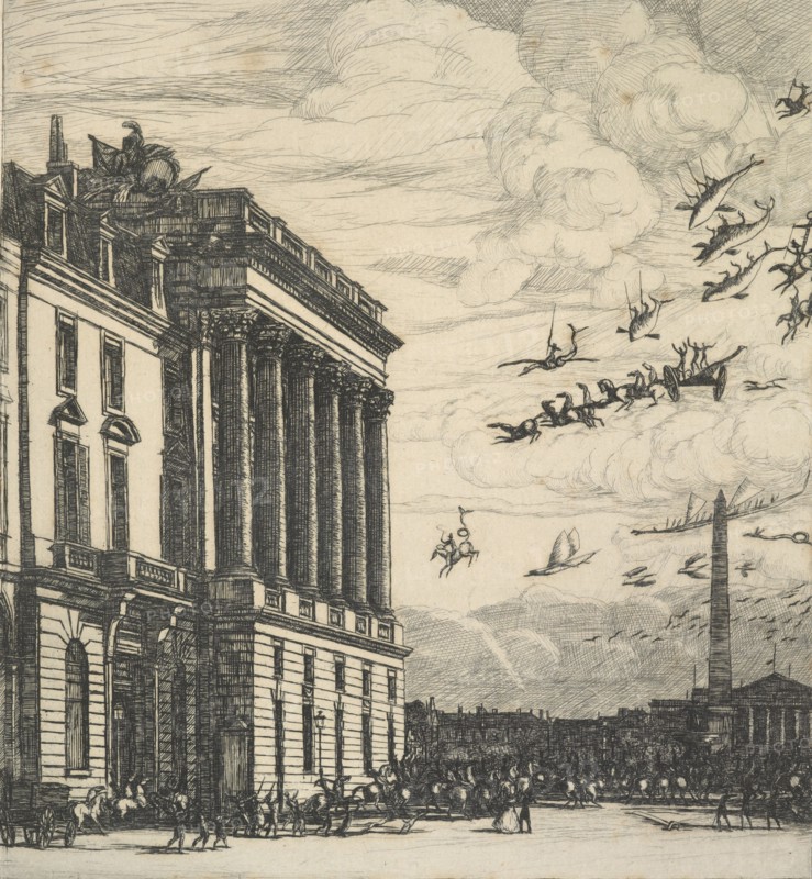 Le Ministère de la Marine (The Ministry of the Navy), 1865. Creator: Charles Meryon.