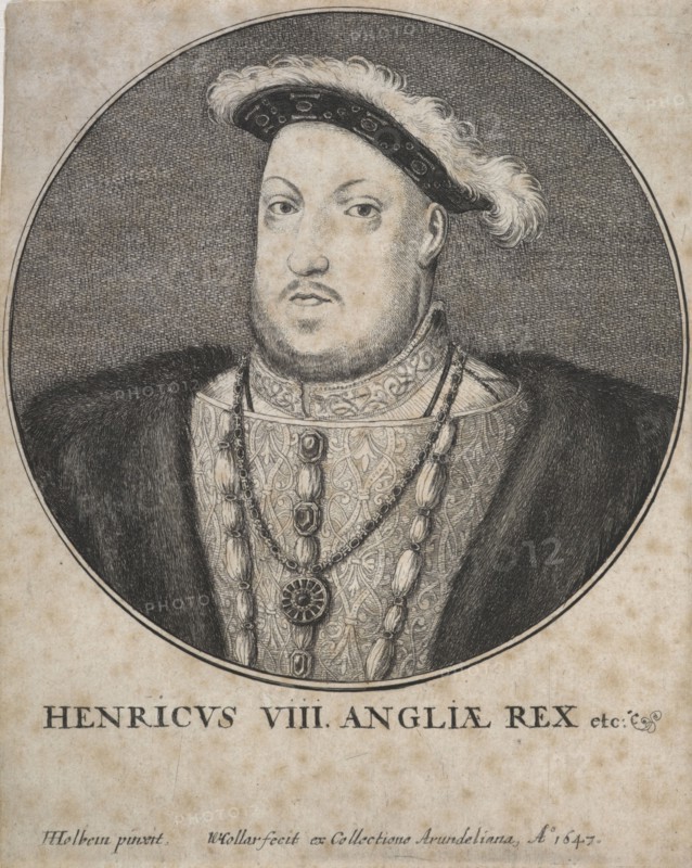 Henry VIII, 1647. Creator: Wenceslaus Hollar.