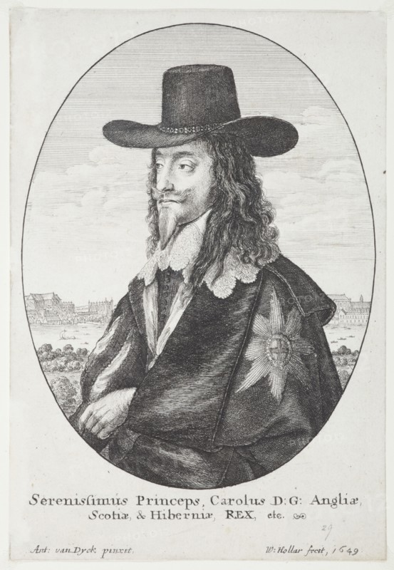 Charles I, 1649. Creator: Wenceslaus Hollar.
