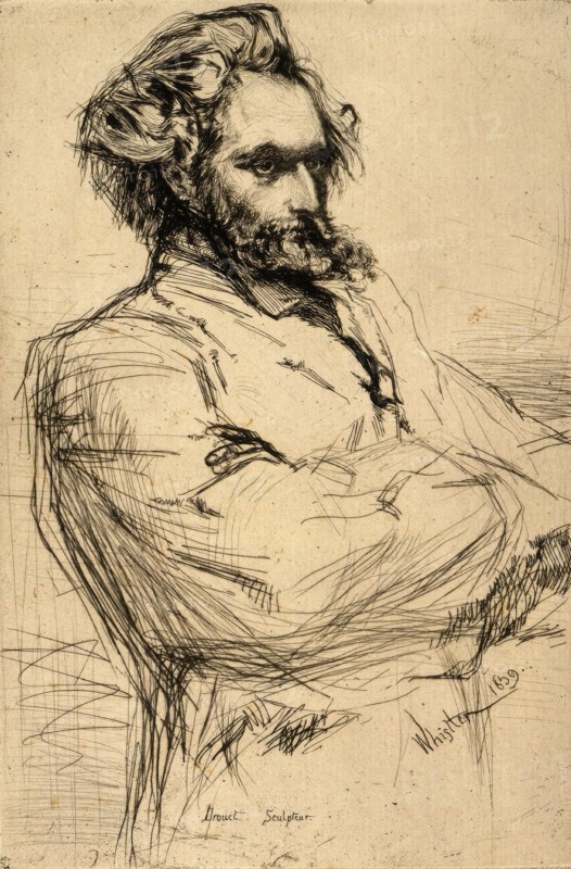 Drouet, 1859. Creator: James Abbott McNeill Whistler.