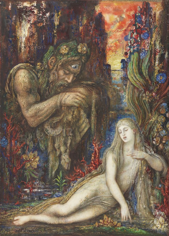 Galatea, 1896. Creator: Gustave Moreau.