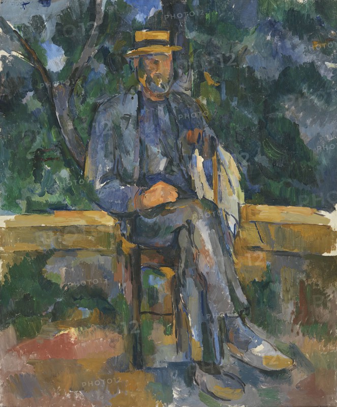 Seated Man, 1905. Creator: Paul Cezanne.