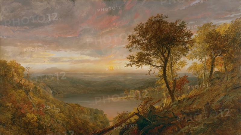 Greenwood Lake, 1870. Creator: Jasper Francis Cropsey.