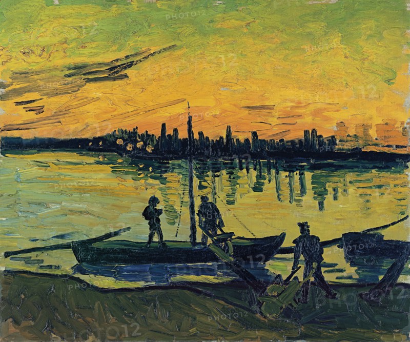 The Stevedores in Arles, 1888. Creator: Vincent van Gogh.