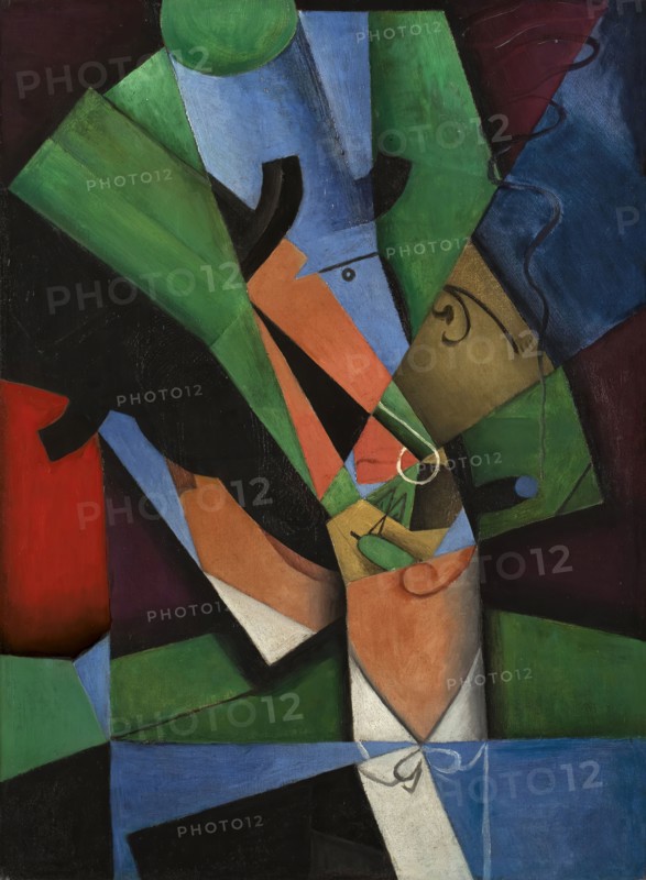 The Smoker (Frank Haviland), 1913. Creator: Juan Gris.