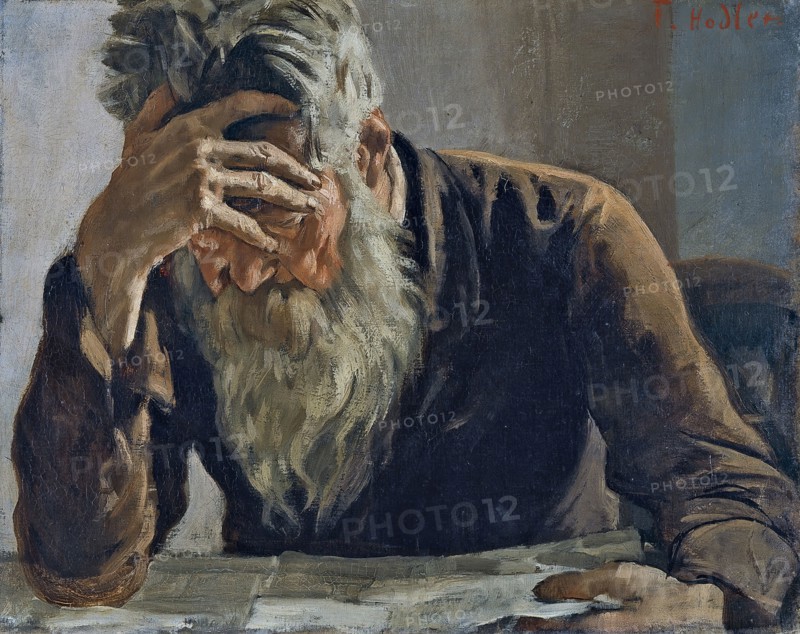 The Reader, 1885. Creator: Ferdinand Hodler.