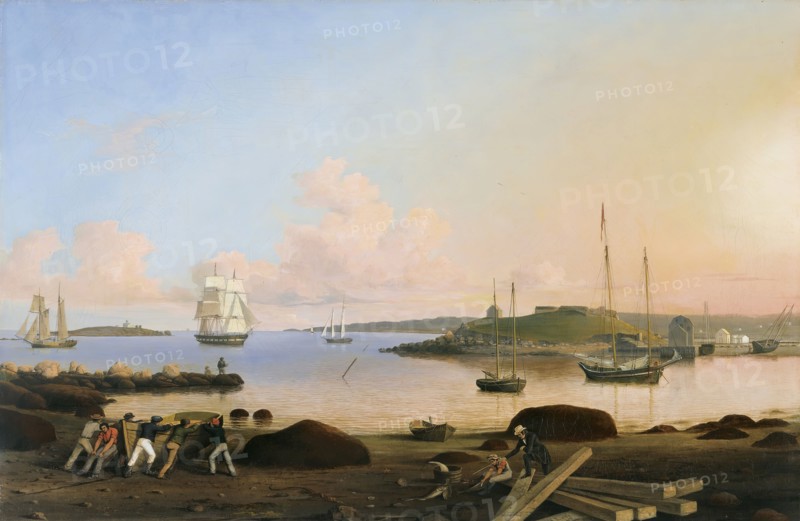 The Fort and Ten Pound Island, Gloucester, Massachusetts, 1847. Creator: Fitz Hugh Lane.