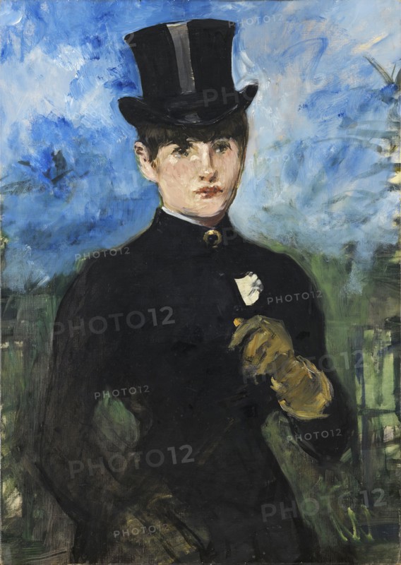 Horsewoman, Full-Face (L'Amazone), 1882. Creator: Edouard Manet.