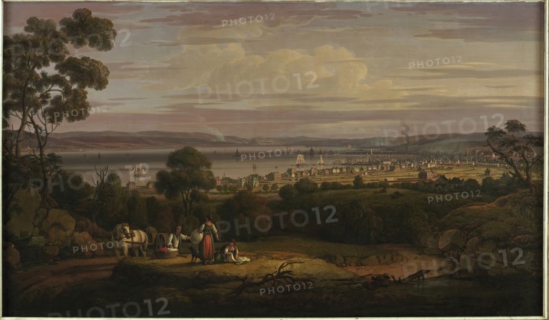 View of Greenock, Scotland, 1816. Creator: Robert Salmon.