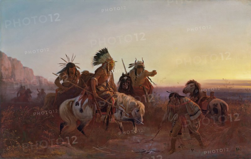 The Lost Trail, 1856. Creator: Charles Ferdinand Wimar.
