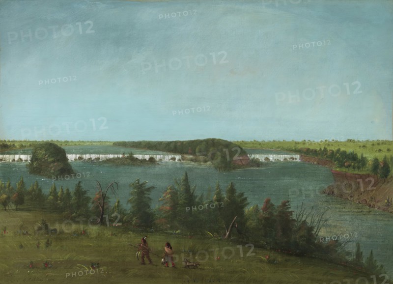 The Falls of Saint Anthony, 1871. Creator: George Catlin.
