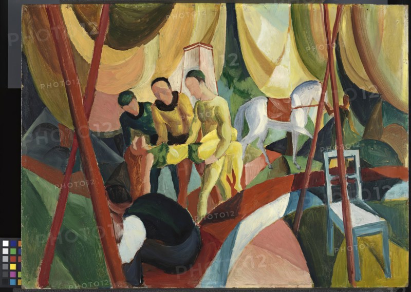 Circus, 1913. Creator: August Macke.