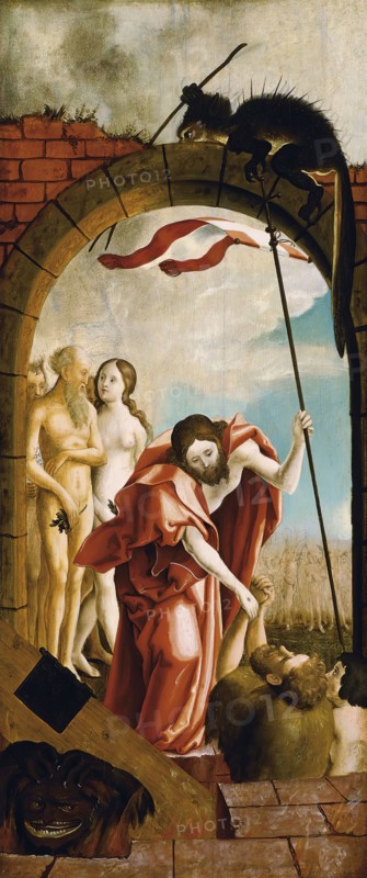 Christ in Limbo, 1520. Creator: Anon.