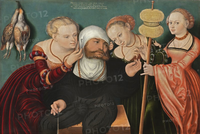 Hercules at the Court of Omphale, 1537. Creators: Hans Cranach, Lucas Cranach the Elder.