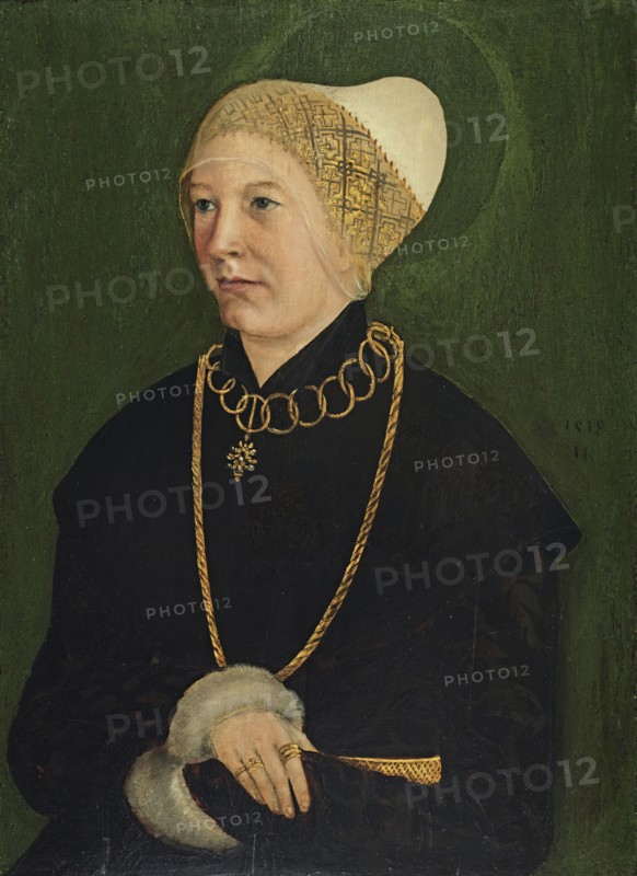Portrait of a Woman (Anna Fugger?), 1518. Creator: Master of the Monogram TK.
