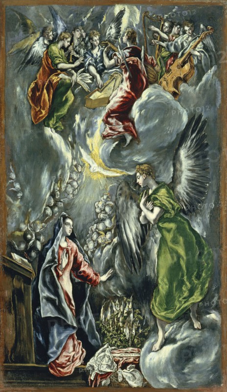 The Annunciation, 1596. Creator: El Greco.