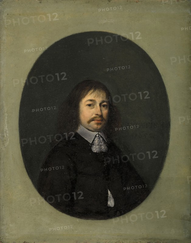 Portrait of a Man aged Forty-two, 1652. Creator: Gerard Terborch II.