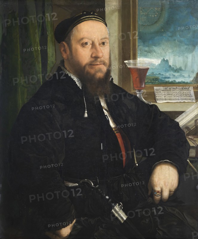 Portrait of Matthäus Schwarz, 1542. Creator: Christoph Amberger.