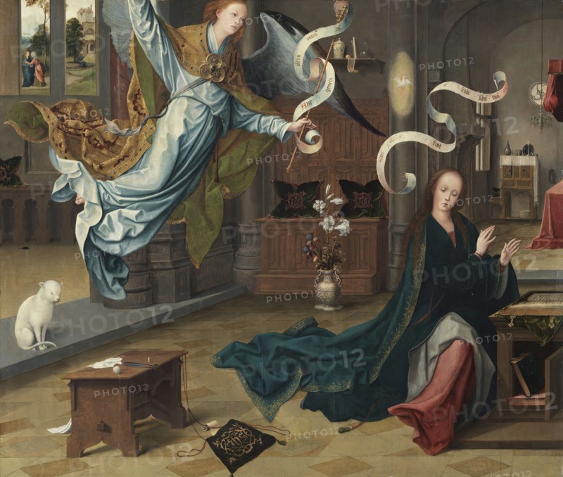 The Annunciation, 1520. Creator: Jan de Beer.