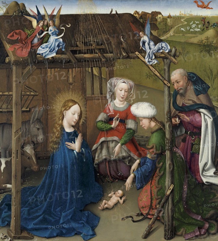 The Nativity, 1434. Creator: Jacques Daret.