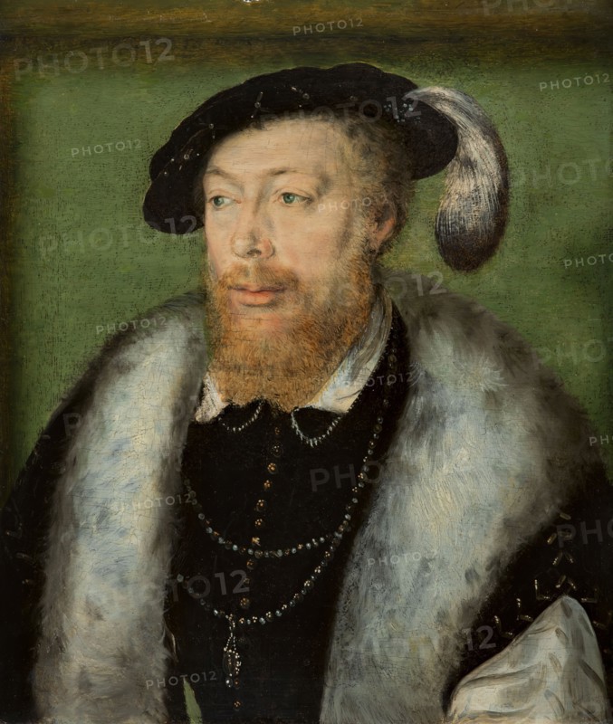 Portrait of Robert de la Marck, 4th Duke of Bouillon, 1550. Creator: Corneille de Lyon.