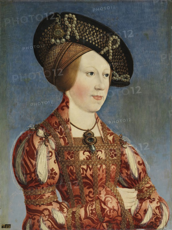 Portrait of Anne of Hungary and Bohemia, 1519. Creator: Hans Maler.