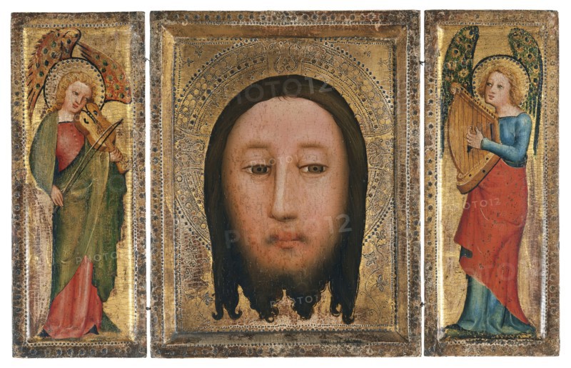 Triptych of The Holy Face, 1390. Creators: Master Bertram of Hamburg, Master Bertram Of Minden.
