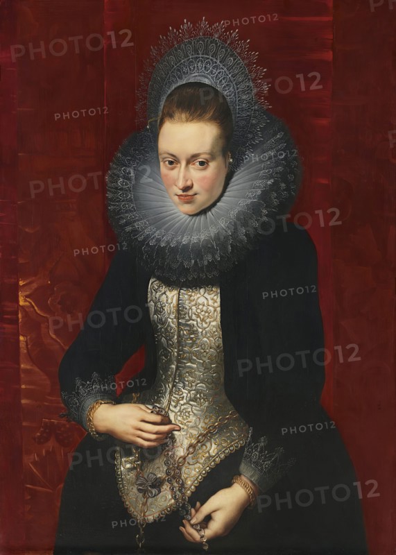 Portrait of a Young Woman with a Rosary, 1609. Creator: Peter Paul Rubens.