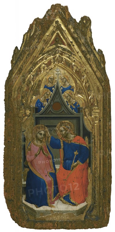 The Coronation of the Virgin with four Angels, 1380. Creator: Giambologna.