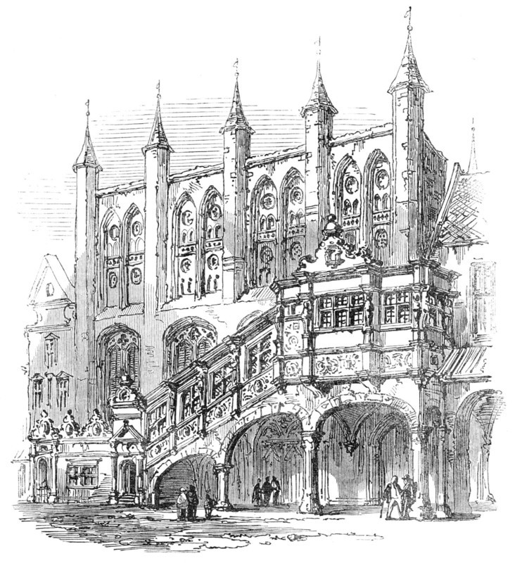 Lübeck: the Rath-Haus, 1864. Creator: Unknown.