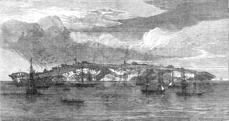 Sombrero, one of the Leeward Islands, in the Caribbean Sea, 1865. Creator: Unknown.