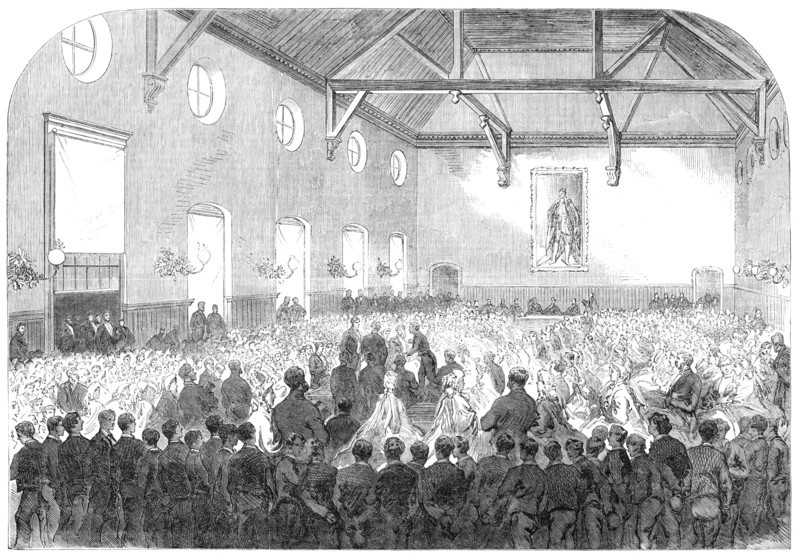 Speech Day at Wellington College, 1865. Creator: Unknown.
