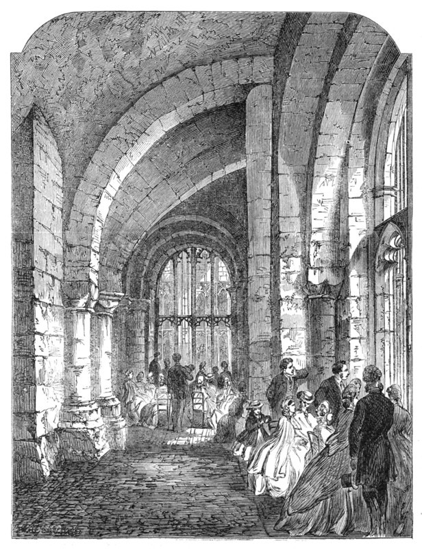 The Gloucester Music Festival: the Clerestory, Gloucester Cathedral, 1865. Creator: Unknown.