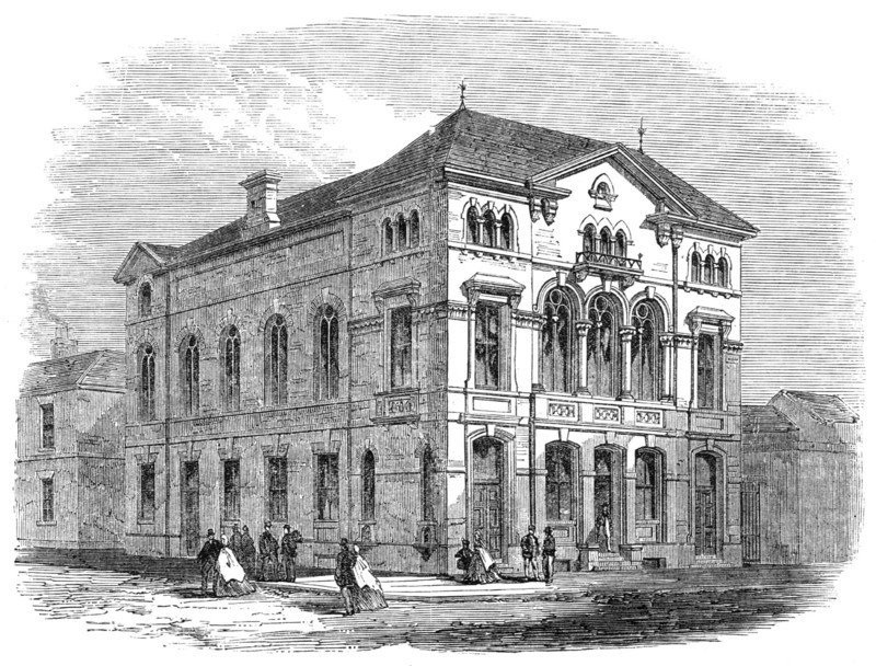 The Workmen’s Hall, Birkenhead, 1865. Creator: Unknown.