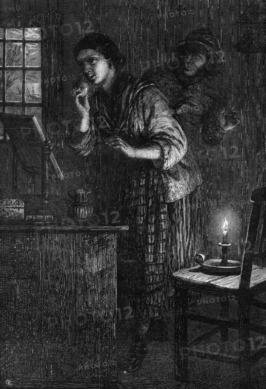 Allhallows Eve, designed by J.T. Lucas, 1865.  Creator: Unknown.