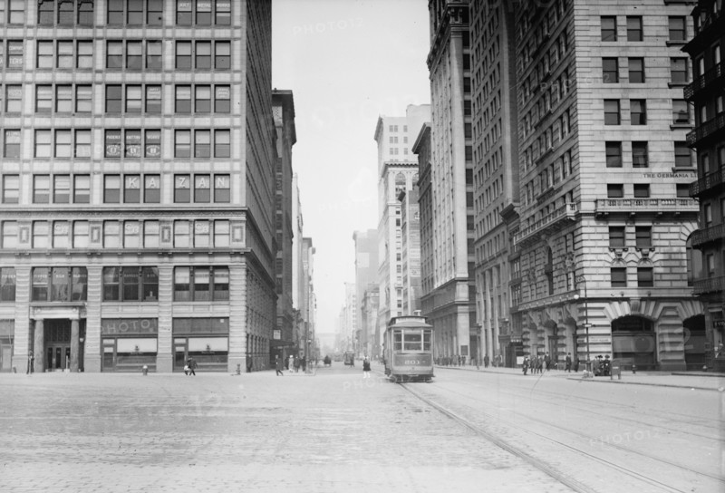 4th Ave. N.Y.C. looking north, between c1910 and c1915. Creator: Bain News Service.
