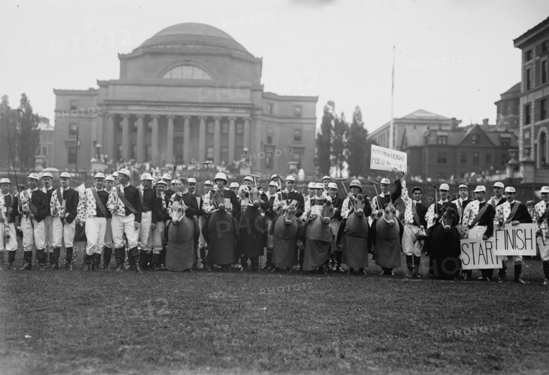 Columbia Alumni "Polo Team", between c1910 and c1915. Creator: Bain News Service.