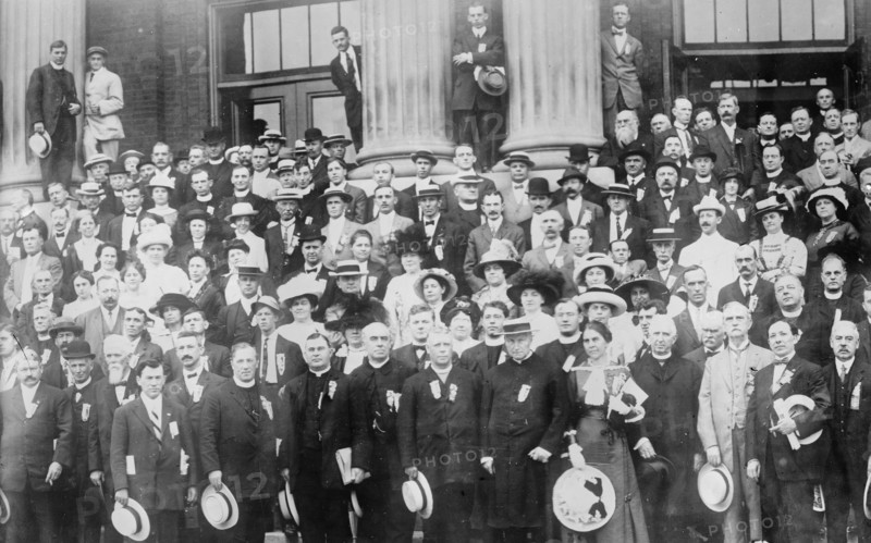 Delegates to Catholic conference, Milwaukee, 1913. Creator: Bain News Service.