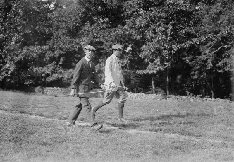 McLeod & Vardon - golf, between c1910 and c1915. Creator: Bain News Service.