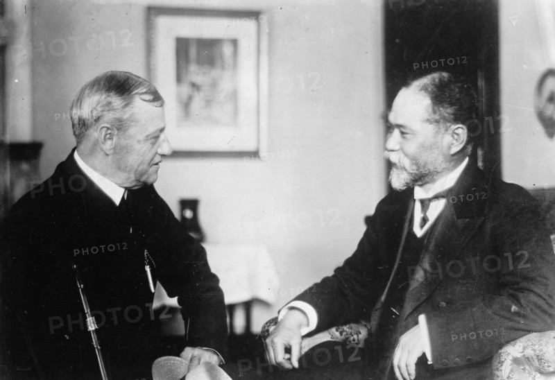 Adm. R.D. Evans and Adm. Yamamota, between c1910 and c1915. Creator: Bain News Service.